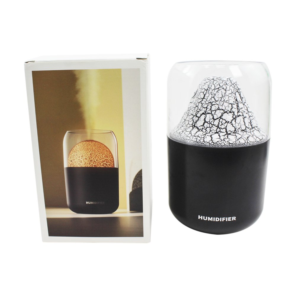Volcano Humidifier USB Home Car Atmosphere Light Humidifier 300ML Car Air Freshener