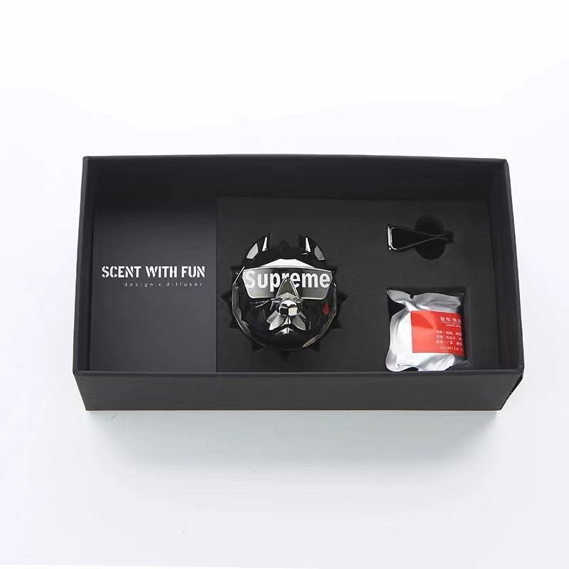 Best Selling European Magnet Car Bulldog Headband Sunglasses Exit Vent Clip Car Perfume Diffuser Ambientador De Coche