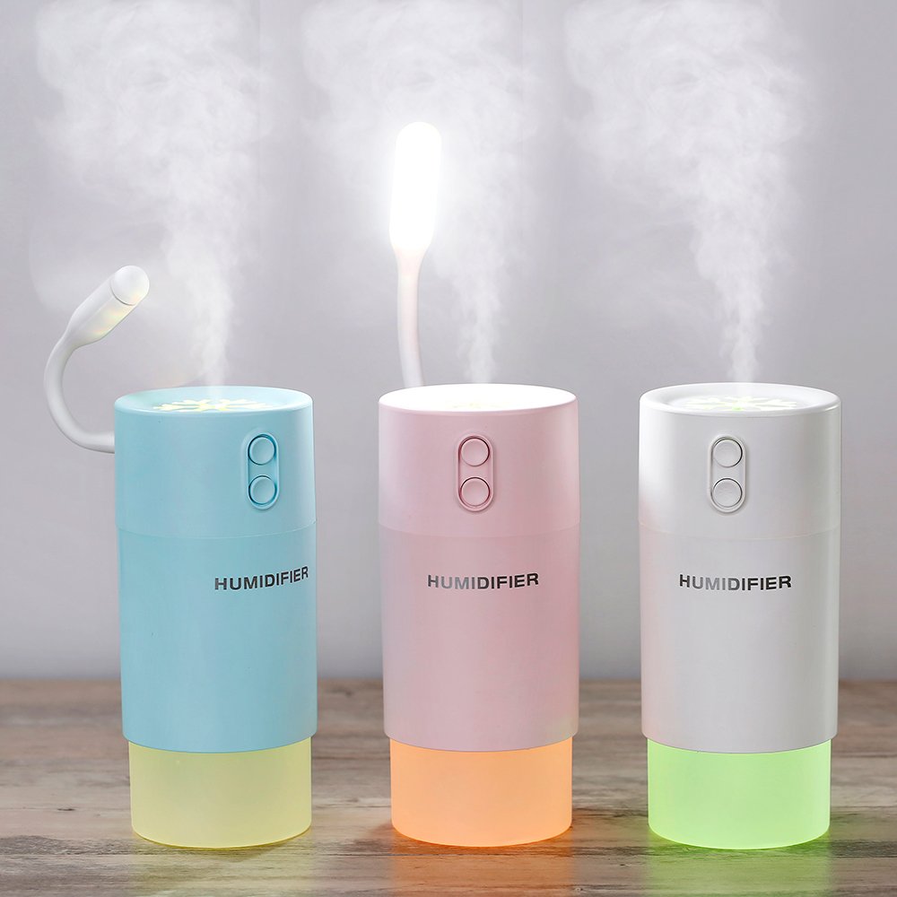 Factory wholesale 3 in 1 Ultrasonic Snowflake Humidifier Aroma Essential Oil Diffuser Car air freshener Air Purifier humidifier