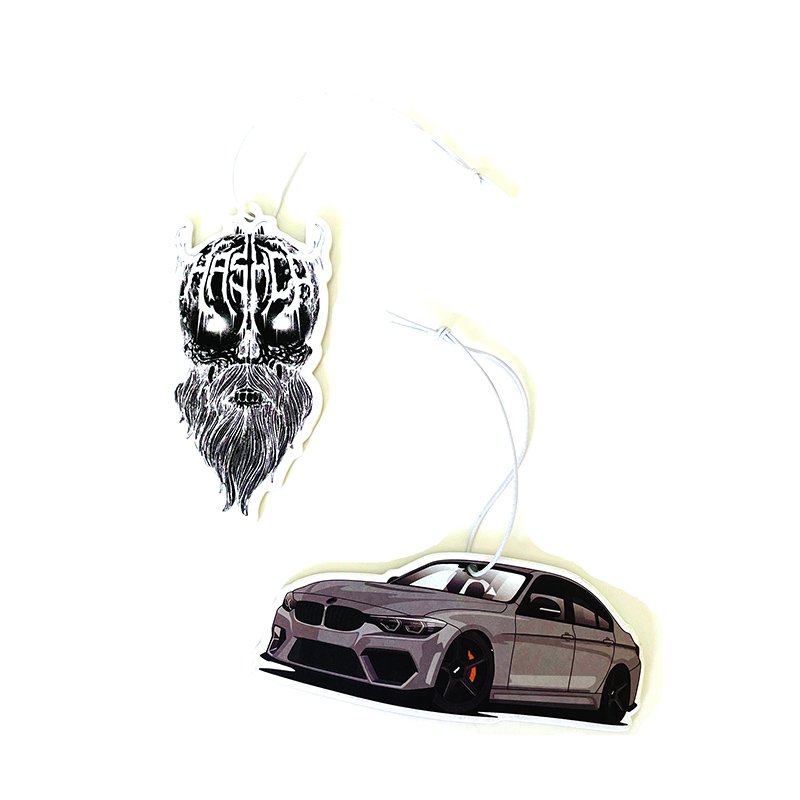 Wholesale products promotion gifts card packaging custom design decorative car smell air freshener