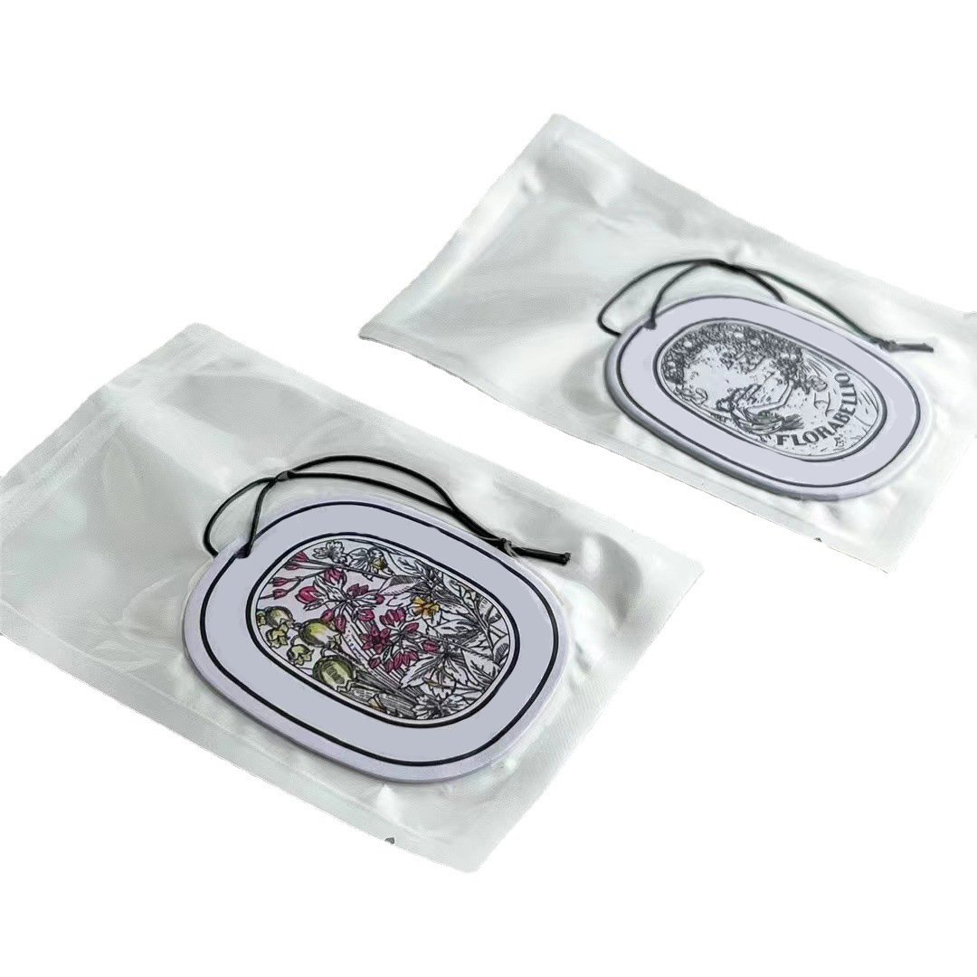 Wholesale products promotion gifts card packaging custom design decorative car smell air freshener