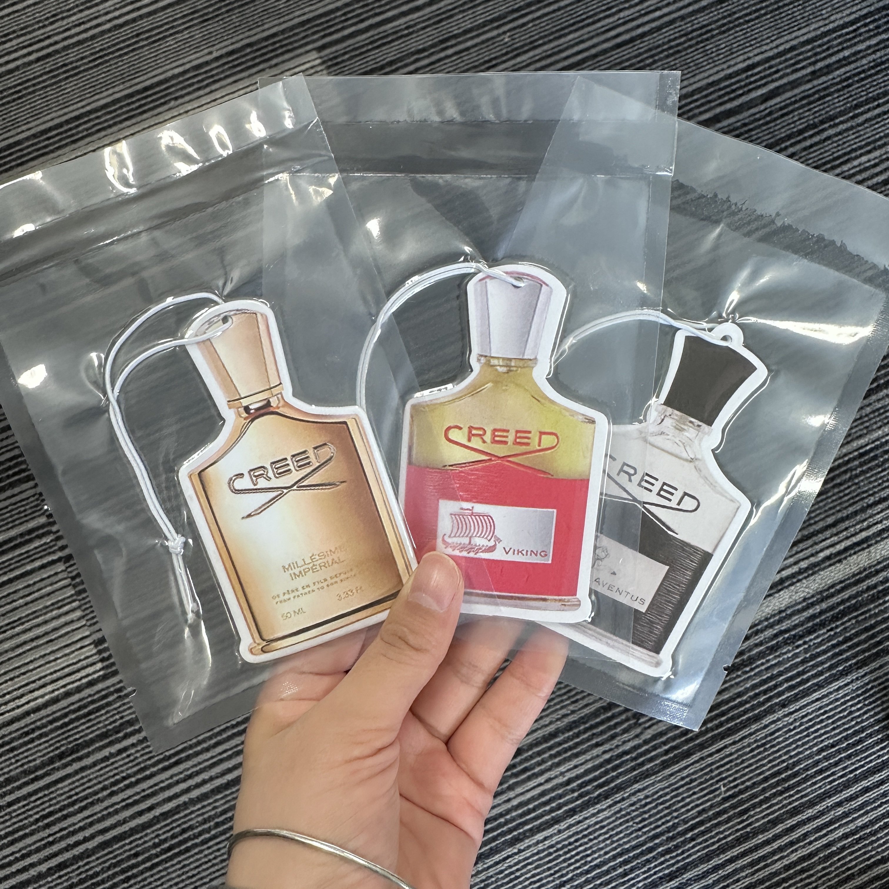 Top Selling Personalized 2024 custom air freshener cotton paper Creative luxury hanging air freshener