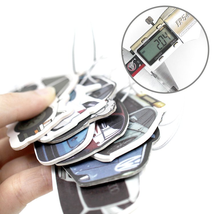 New Long Lasting all scents designer printed custom air car freshener for gift mercedes benz air freshener