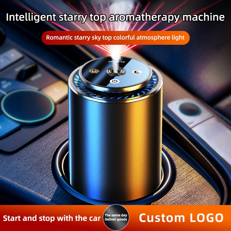 Luxury Car Air Freshener Essential Oil Aromatherapy Spray Car Aromatherapy Mist With Ambient Lighting