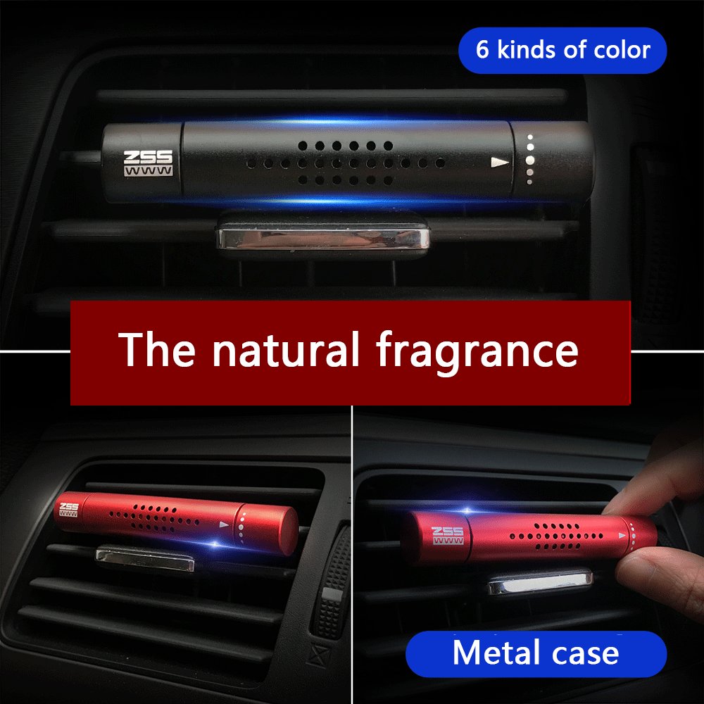 Custom Car Vent Clip Cylindrical Essential Oil Car Diffuser Vent Clip Refill Sticks Aromatherapy Car Diffusers