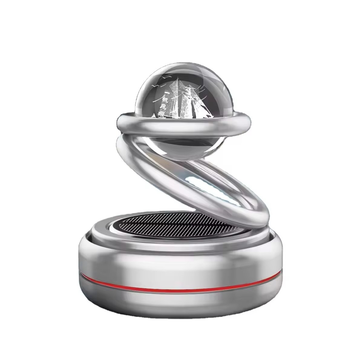 2024 Wholesale Long-lasting Fresh Car Air Freshener Solar Power Car Interiors Decorated Air Perfume Fresheners