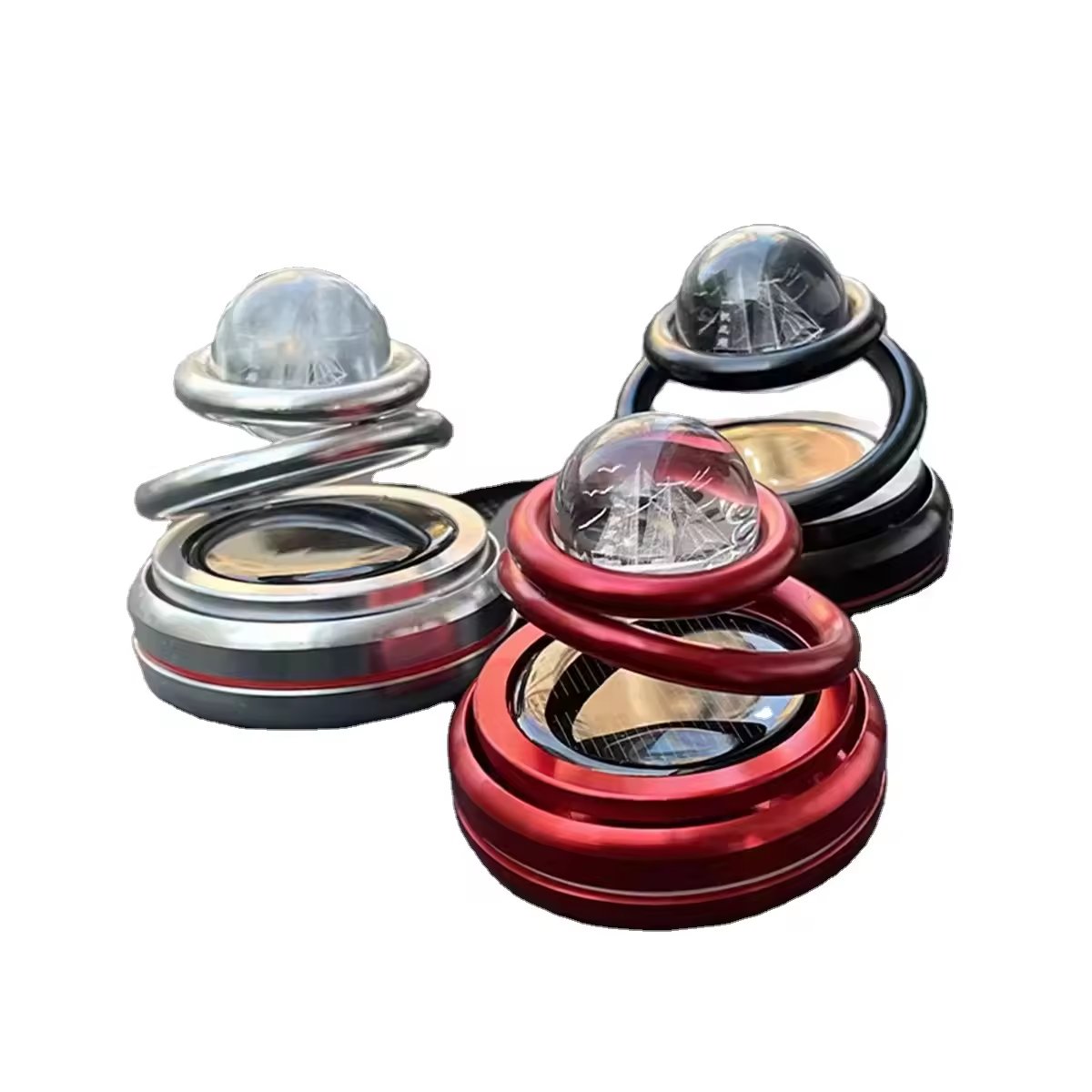 2024 Wholesale Long-lasting Fresh Car Air Freshener Solar Power Car Interiors Decorated Air Perfume Fresheners