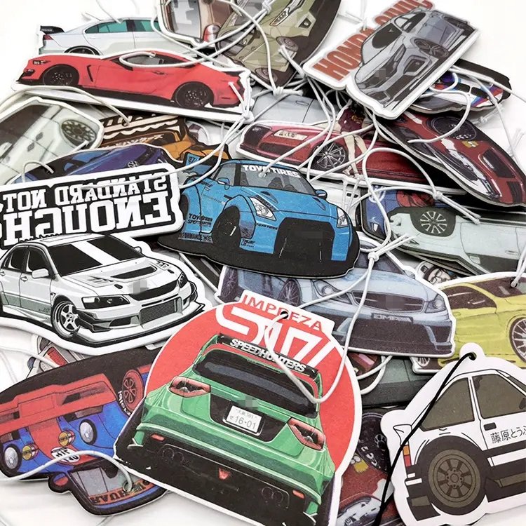 new car custom made hanging air freshener auto fragrance paper car air freshener,car air freshener paper