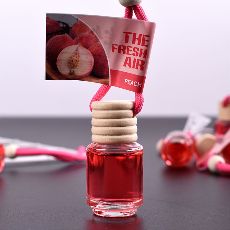 Wholesale Car Aromatherapy Bottle Pendant Air Freshener Perfume Glass Bottle Hanging Car Aromatherapy Diffuser