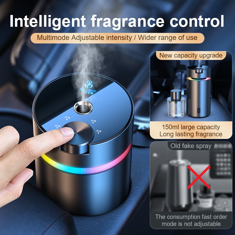 Smart Car Perfume Bottle Diffuser 50ml Essential Oil Scents Car Aroma Diffuser Air Purifier Air Freshener