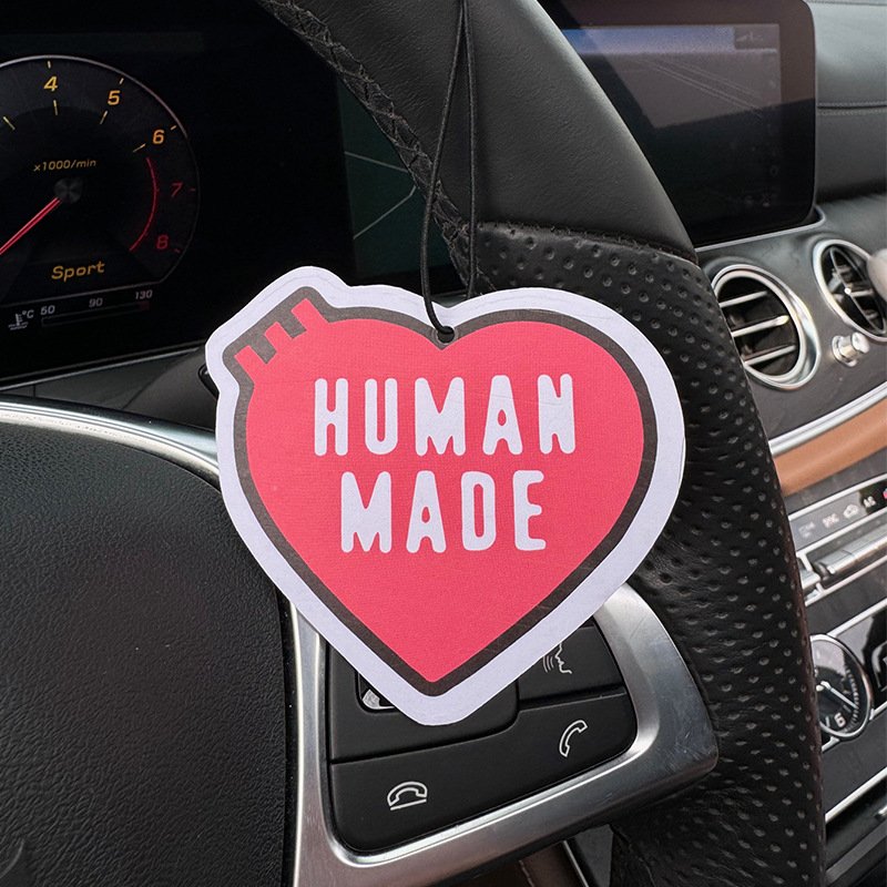 Personalized custom paper air freshener foil pouch vacuum packing apple cinnamon car perfume air freshener
