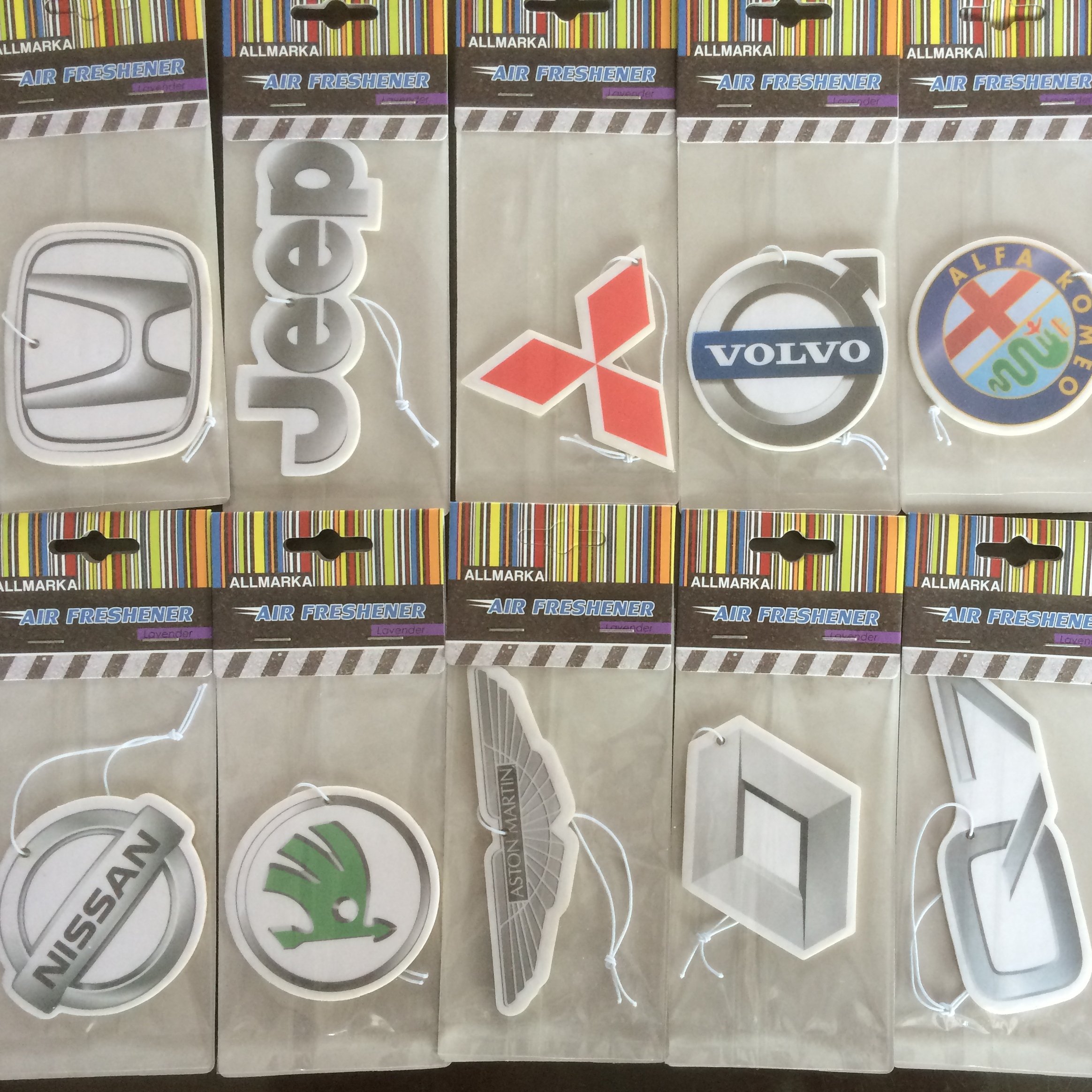 Customized Promotional Blank Absorbing Paper for Air Freshener Car Air Freshener paper Hanging