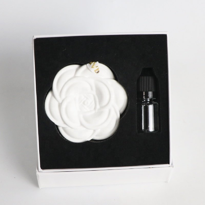 Home Aromatherapy Diffuser Hanging Fragrance Essential Oil Diffuser Stone Scented Ceramic Flower Aroma Plaster Air Freshener
