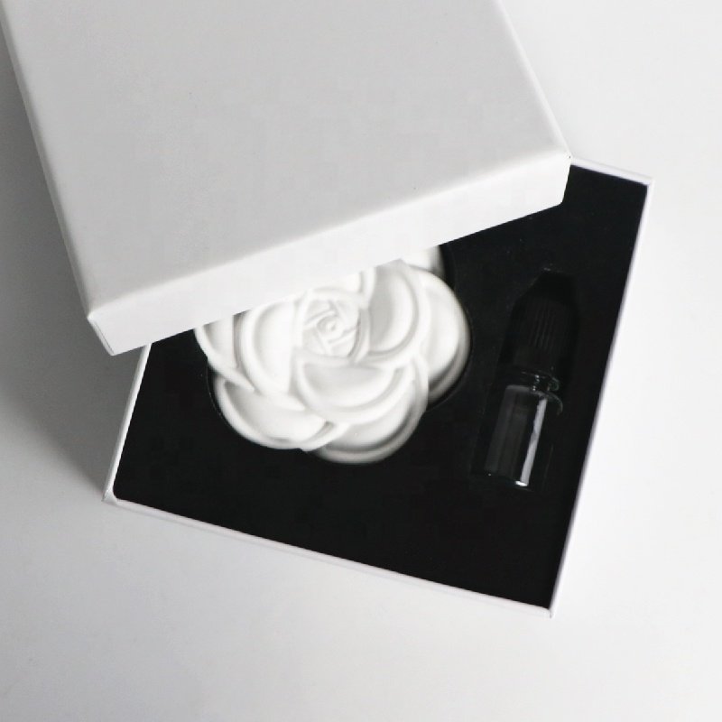 Home Aromatherapy Diffuser Hanging Fragrance Essential Oil Diffuser Stone Scented Ceramic Flower Aroma Plaster Air Freshener