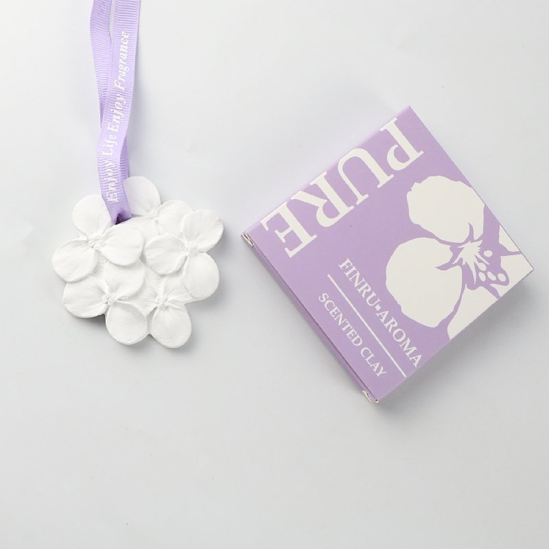 Wholesale Stocked Home Luxury Car Wardrobe Air Freshener Ceramic Flower Aroma Porcelain Scented Fragrance Essential Oil Diffuser