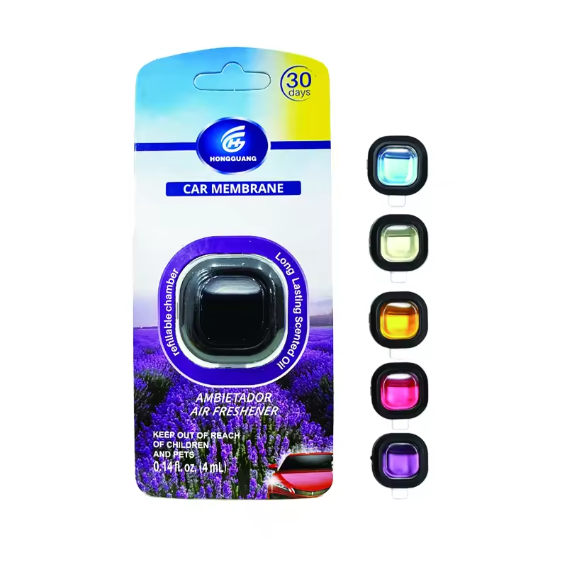 High Quality Colorful Scents Initial Oil Liquid Car Perfume Vent Clip Diffuser Clips Car Air Freshener
