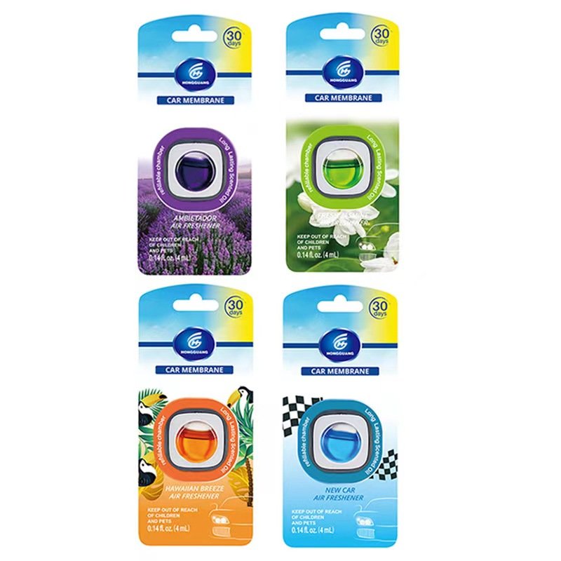 High Quality Colorful Scents Initial Oil Liquid Car Perfume Vent Clip Diffuser Clips Car Air Freshener