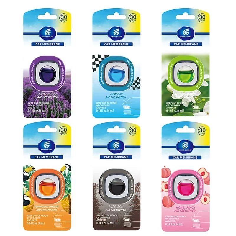 High Quality Colorful Scents Initial Oil Liquid Car Perfume Vent Clip Diffuser Clips Car Air Freshener