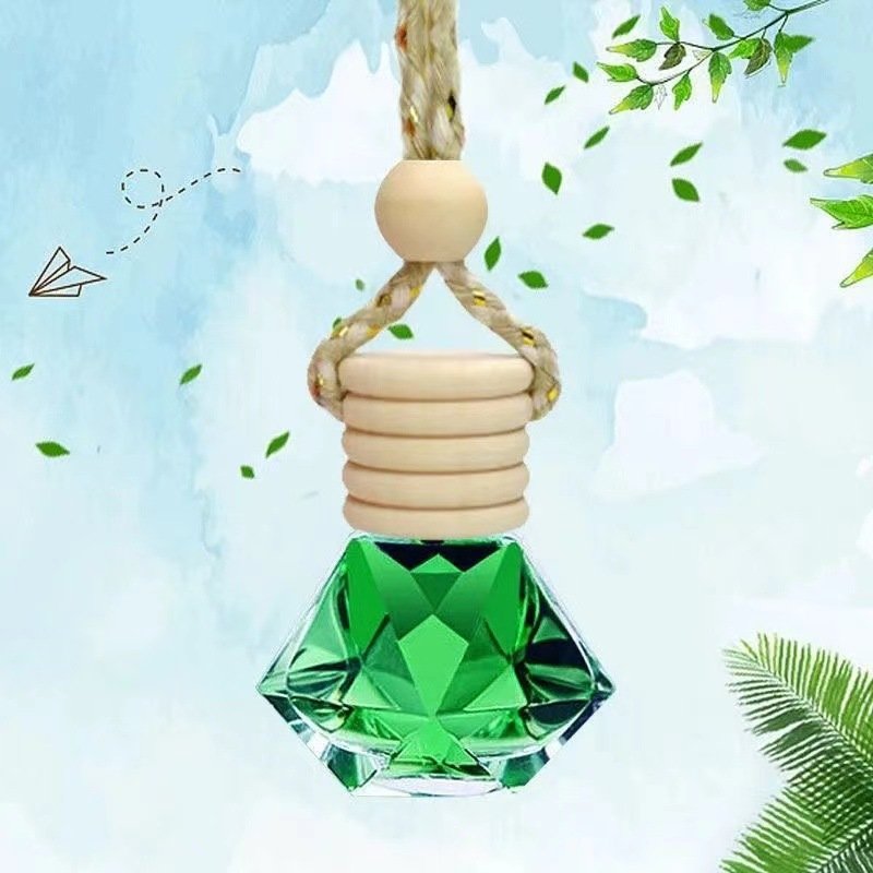 10ml Car Hanging Perfume Glass Essential Oil Diffuser Aromatherapy Car Air Freshener