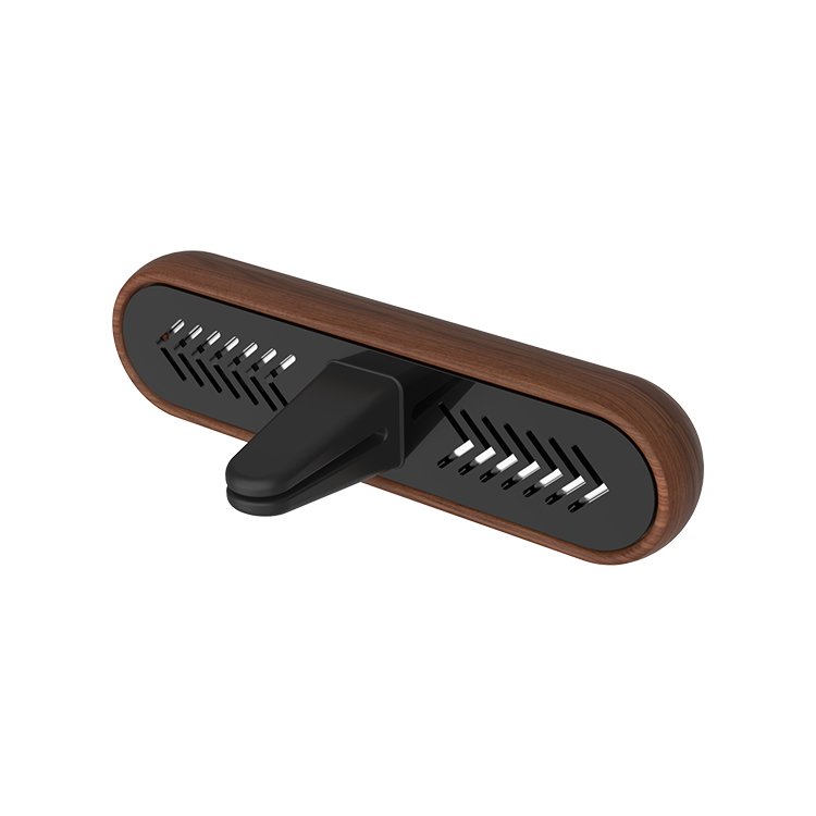 Santo Wooden fragrance scented car air vent freshener clip