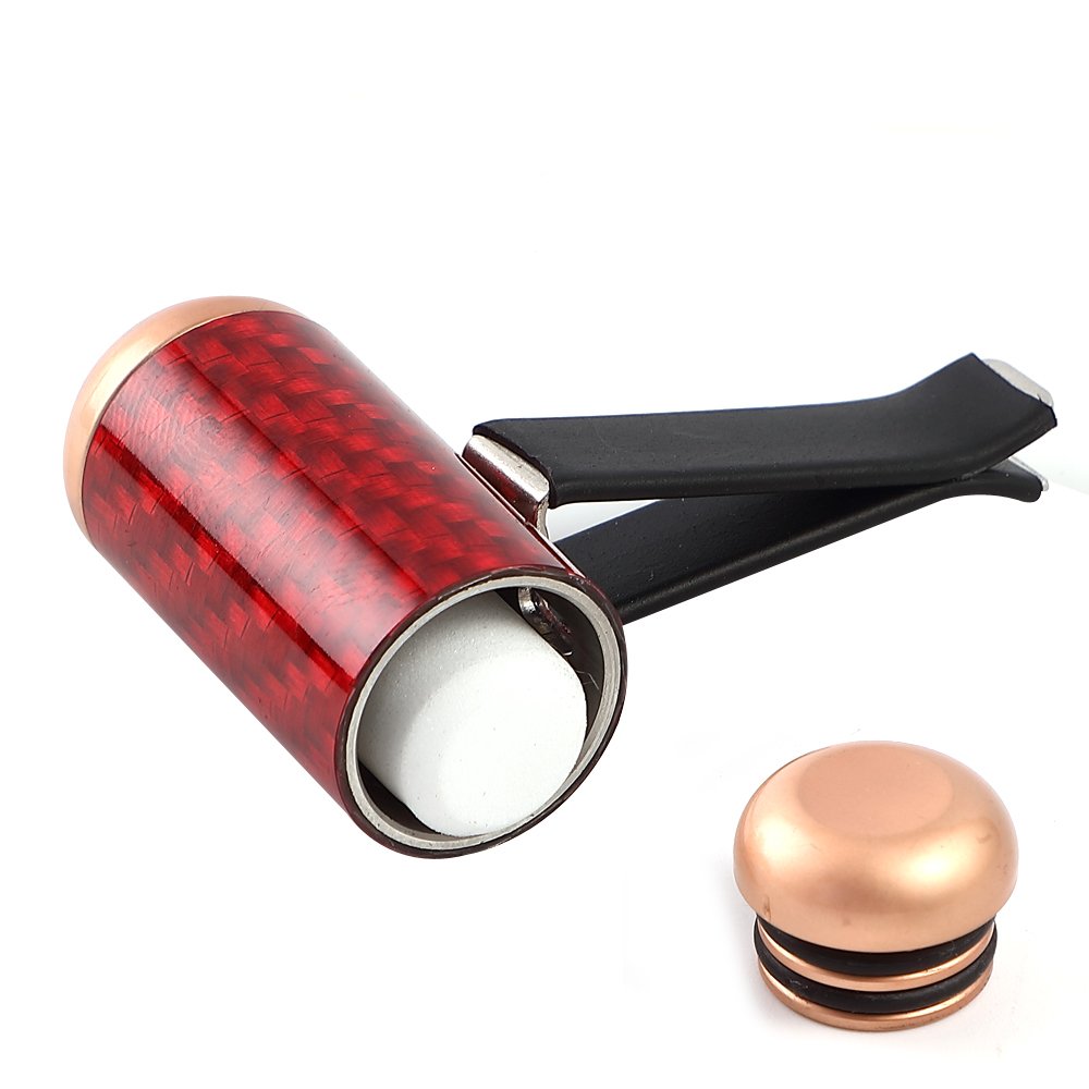 With Premium Magnetic Gift Box Printing LOGO Refillable Carbon Fiber Car Vent Perfume Car Interior Air Freshener