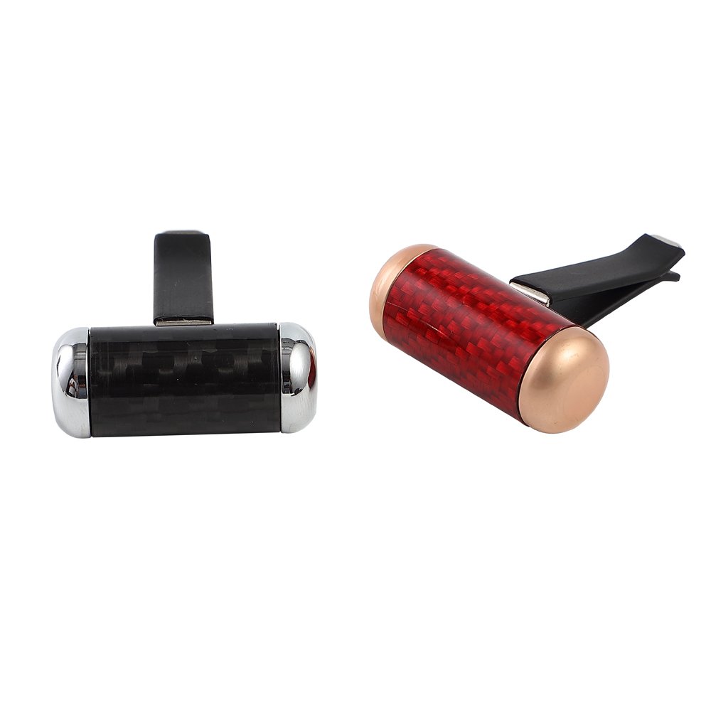 With Premium Magnetic Gift Box Printing LOGO Refillable Carbon Fiber Car Vent Perfume Car Interior Air Freshener