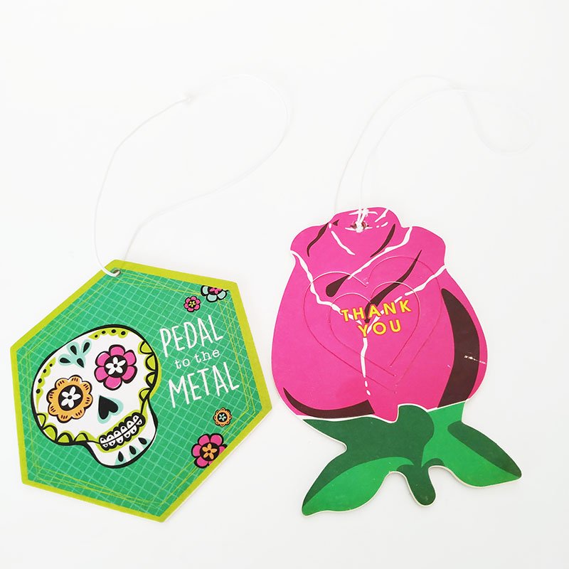 Wholesale Custom Scents Hanging Car Air Freshener For Promotional Gifts