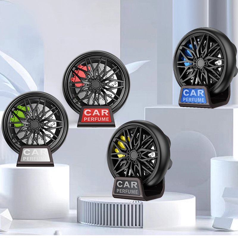 car Perfume Odor Eliminate car Air freshener Gel For car Home Diffuser Vent Clip Black Diffuser Bottle Tire Model