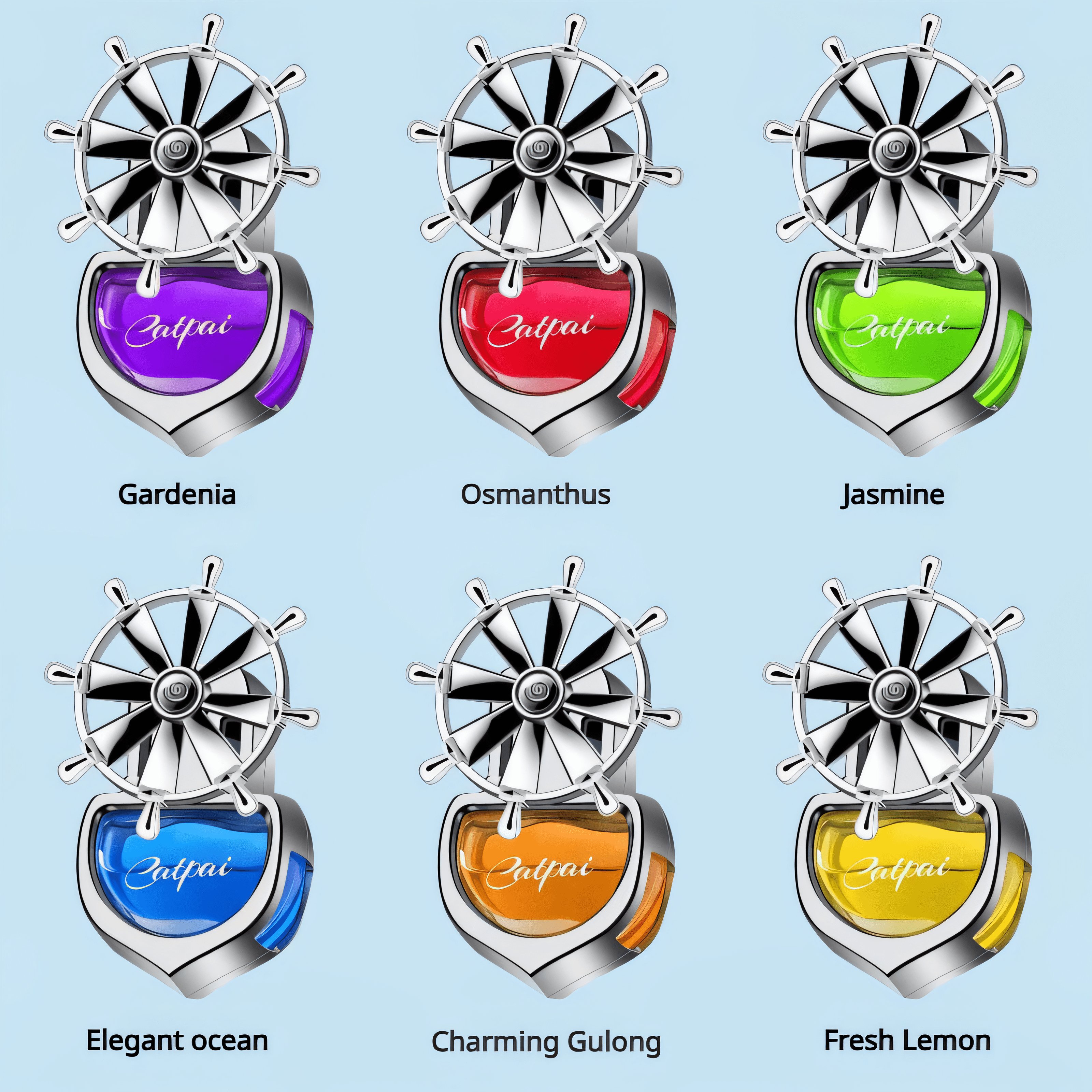 BGD TRADING FACTORY Luxury Car Perfume Creative Essential Oil Aromatherapy Clip Air Conditioning Vents Boxed Decorations New Car