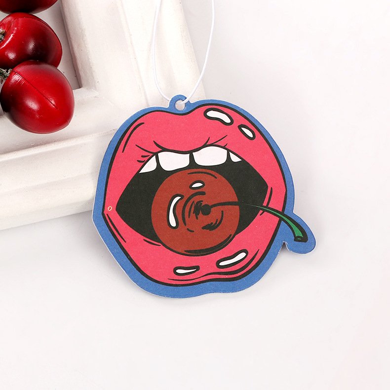 Wholesale Air Freshener Card Packaging Custom Design Decorative Auto Hanging Perfume Fragrance Paper Car Air Freshener with Logo