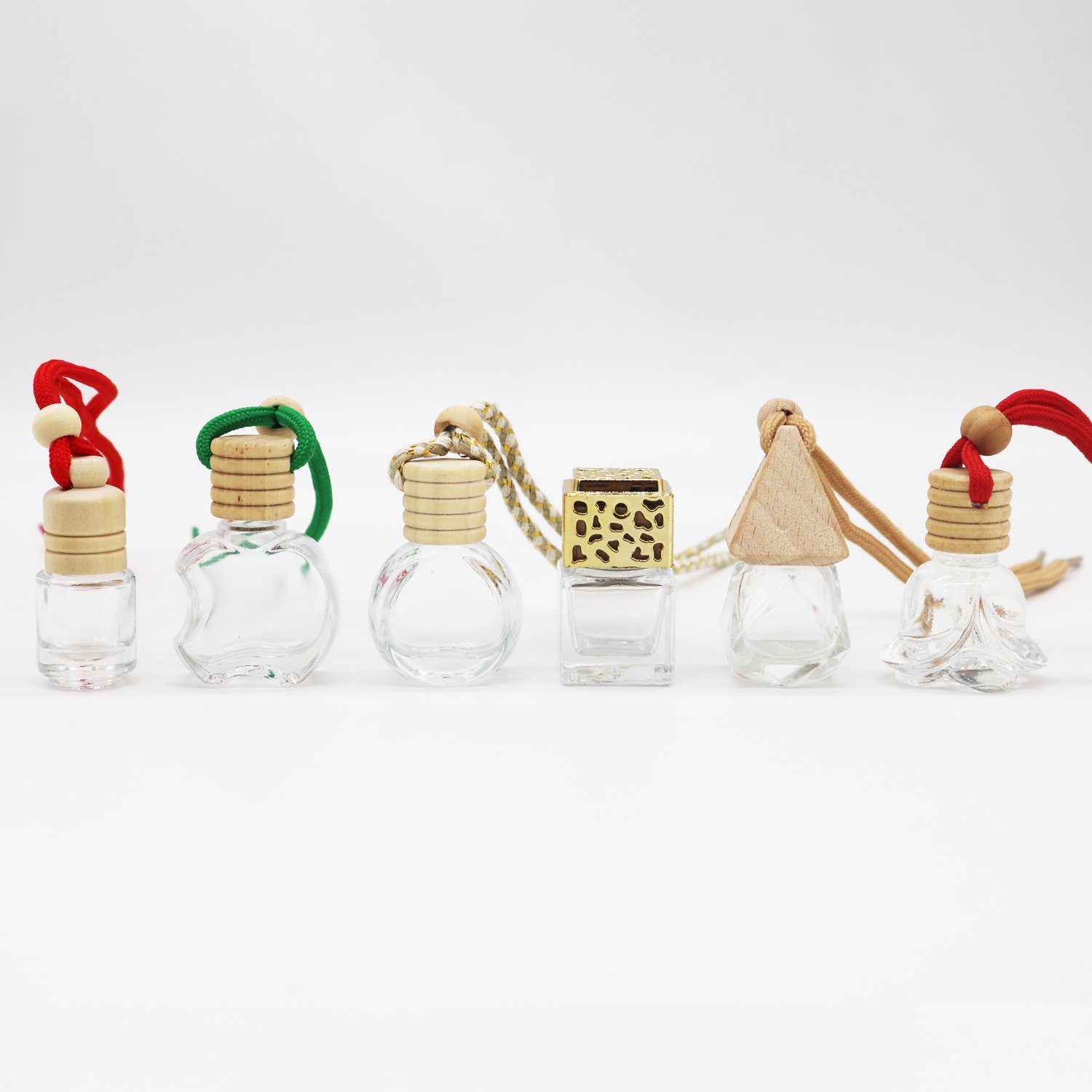 Odor Eliminate Empty Liquid Hanging Car Air Freshener Bottle 7ML Custom Logo Packaging Box