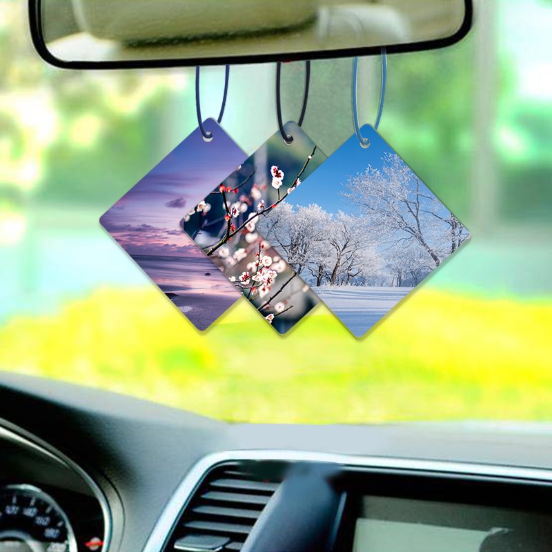Custom Logo Perfume Paper Bottle organic car air freshener Fragrance febreze car air freshener Card Shape Car Air Freshener