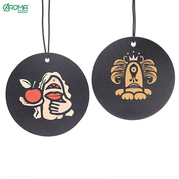 Custom Logo Perfume Paper Bottle organic car air freshener Fragrance febreze car air freshener Card Shape Car Air Freshener