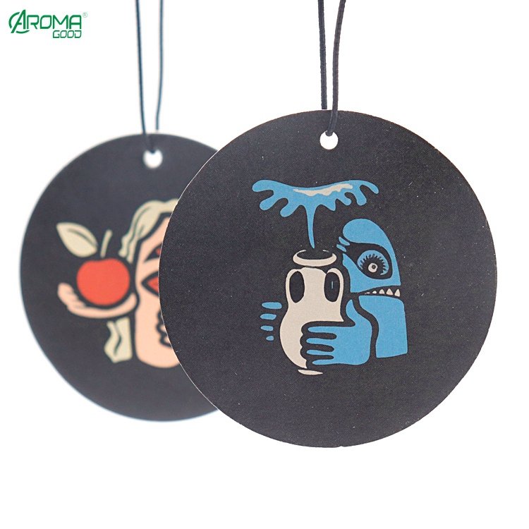 Custom Logo Perfume Paper Bottle organic car air freshener Fragrance febreze car air freshener Card Shape Car Air Freshener