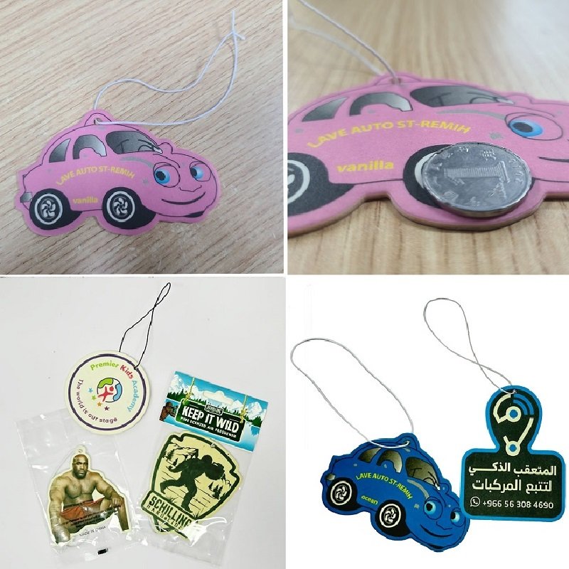 Eco-Friendly Paper Car Freshener Car Air Freshener 1Pc Hanging Paper Cardboard Horse Shape Paper Air Freshener