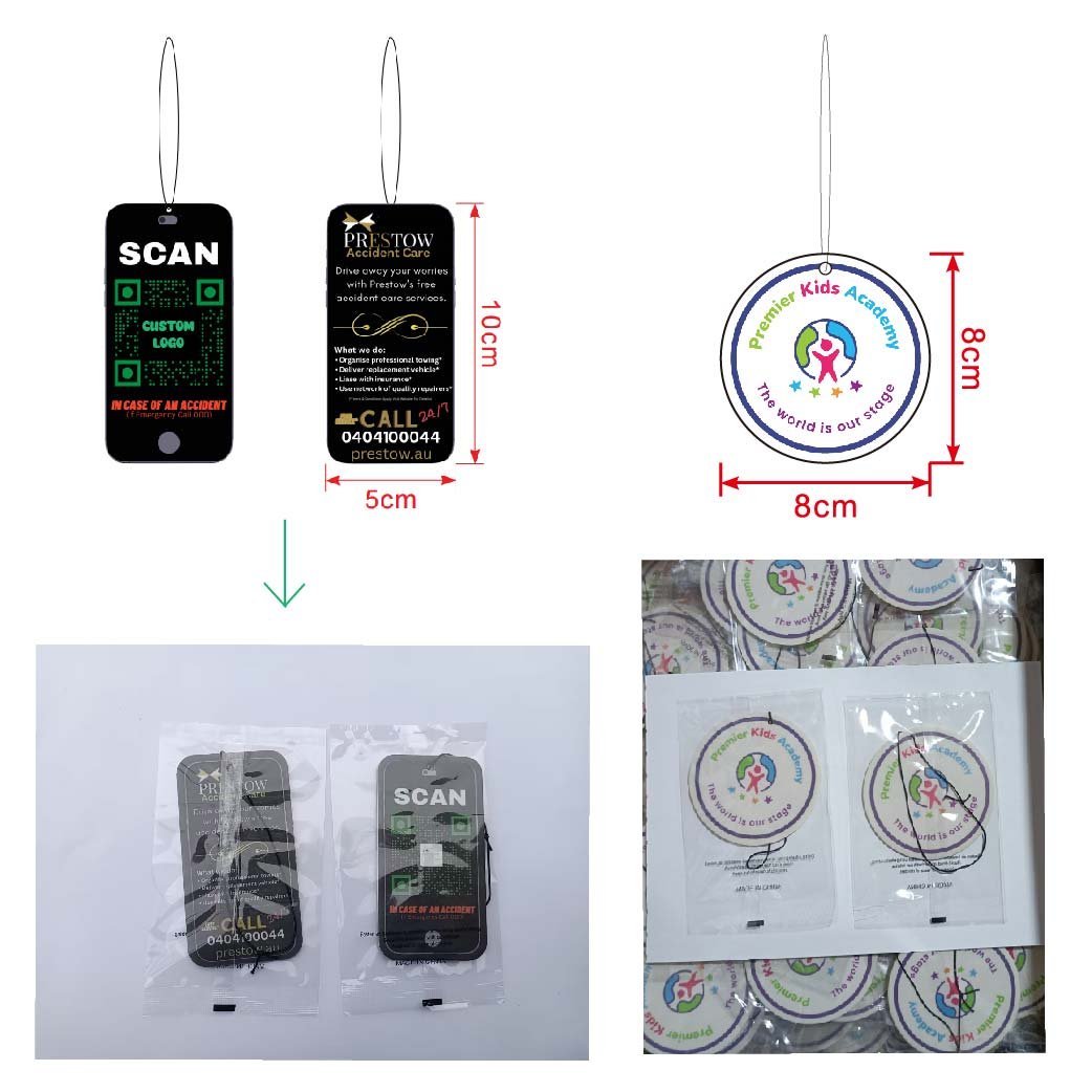 Eco-Friendly Paper Car Freshener Car Air Freshener 1Pc Hanging Paper Cardboard Horse Shape Paper Air Freshener