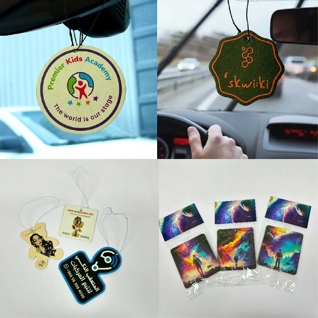 Eco-Friendly Paper Car Freshener Car Air Freshener 1Pc Hanging Paper Cardboard Horse Shape Paper Air Freshener