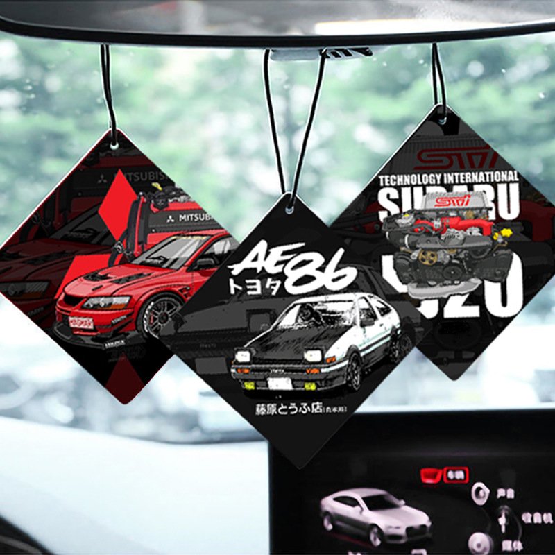 Custom Air Freshener Design Reusable Eco-friendly Paper Card Car Perfume Scented Air Freshener With Car Decoration Accessories