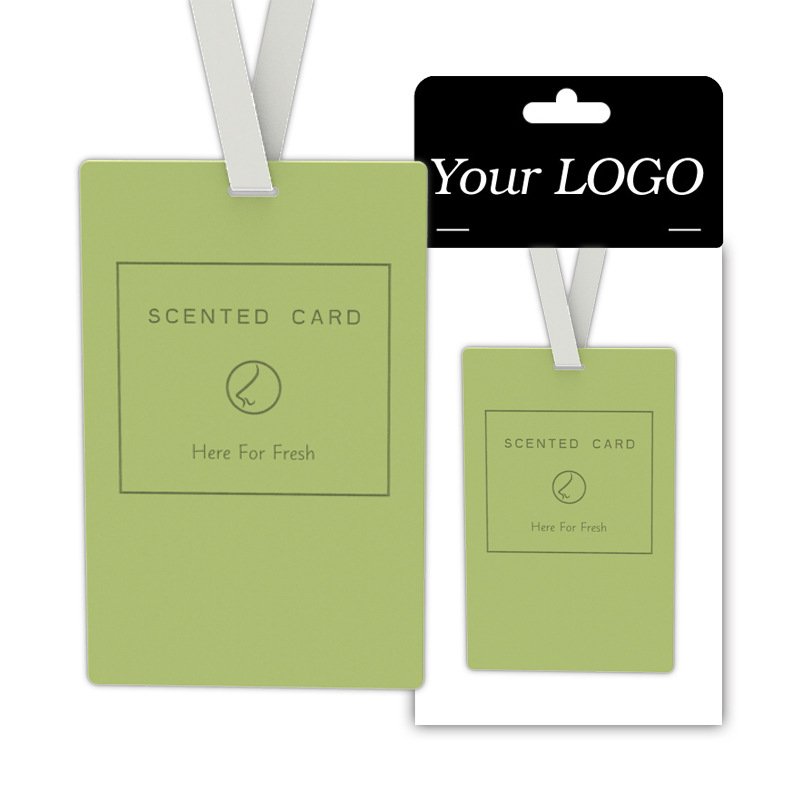 Custom Air Freshener Design Reusable Eco-friendly Paper Card Car Perfume Scented Air Freshener With Car Decoration Accessories