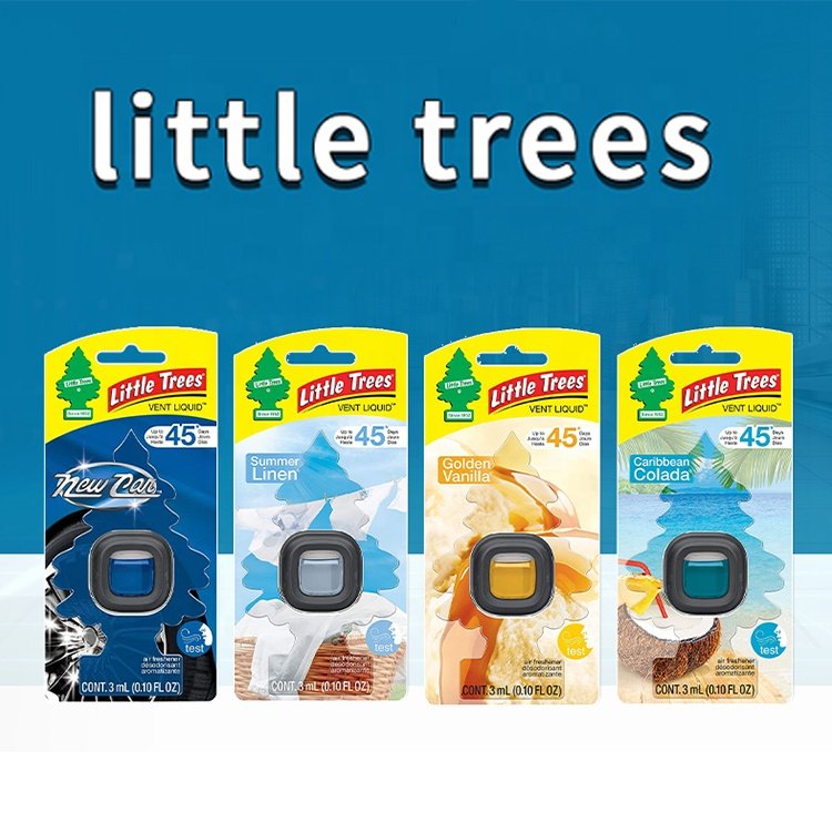 Car Decoration Accessories New Car Smell Liquid Membrane Car Air Freshener Vent Clip 4 ml