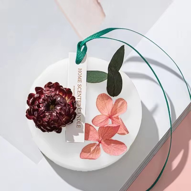 Dried Flower Customized Candles Scented Long lasting Fragrance Wardrobe Pendant Air Freshener For Car