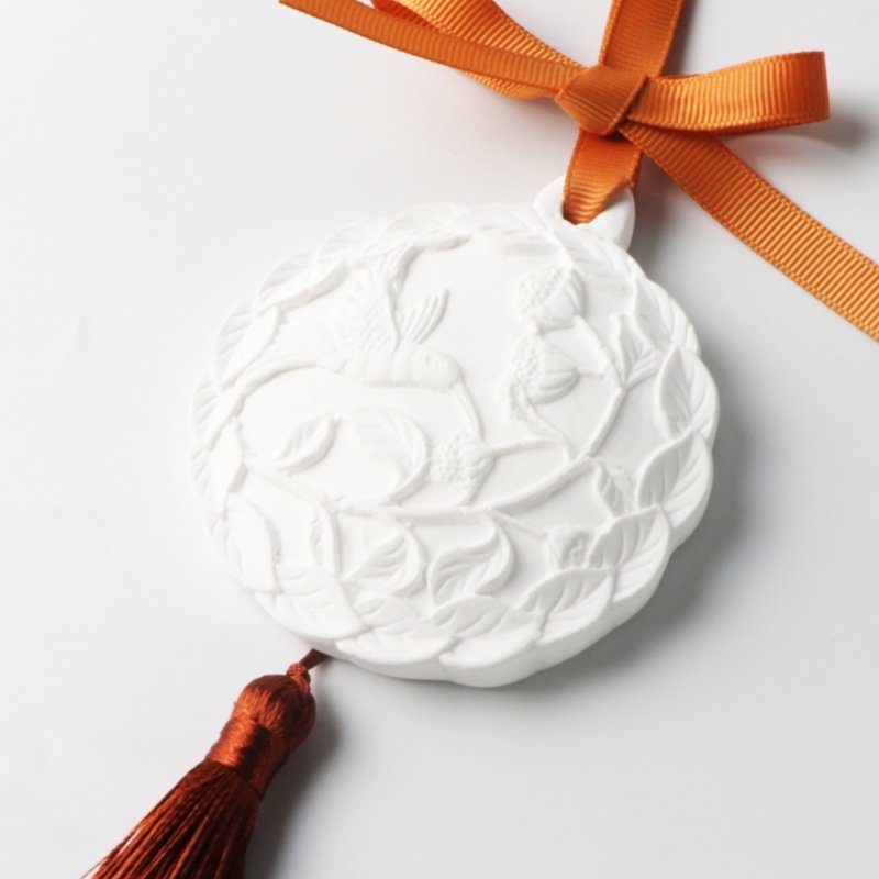 Finru Factory Aromatic Ceramic Stone Diffuser Aromatherapy Essential Oil Gypsum Flower Car Decoration Air Freshener