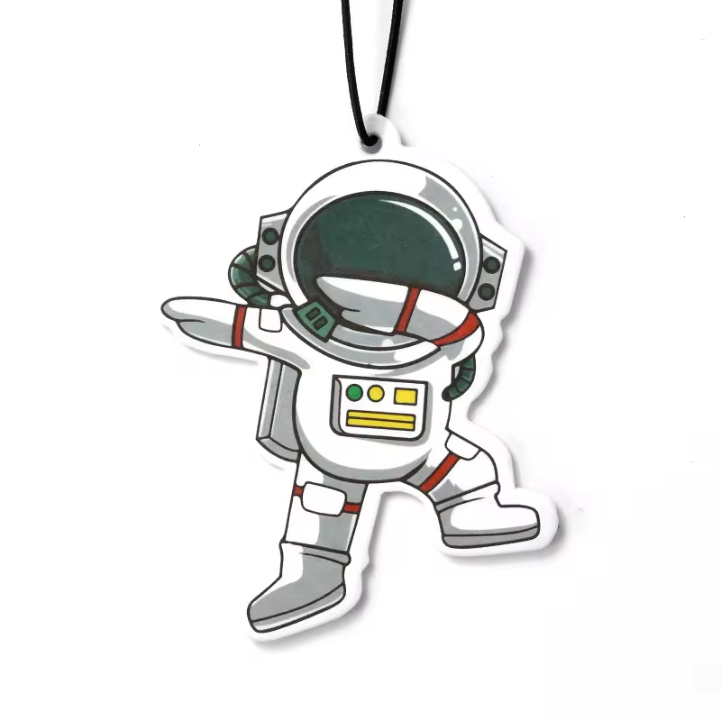 Hot Selling Long Lasting fragrance cartoon perfume car air freshener hanging paper card for car