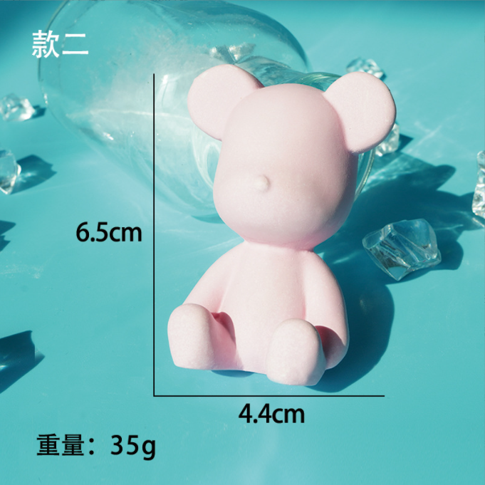Automotive decoration ceramic Bear scent Ceramic exhaust clip Aromatic essential oil diffuser air freshener