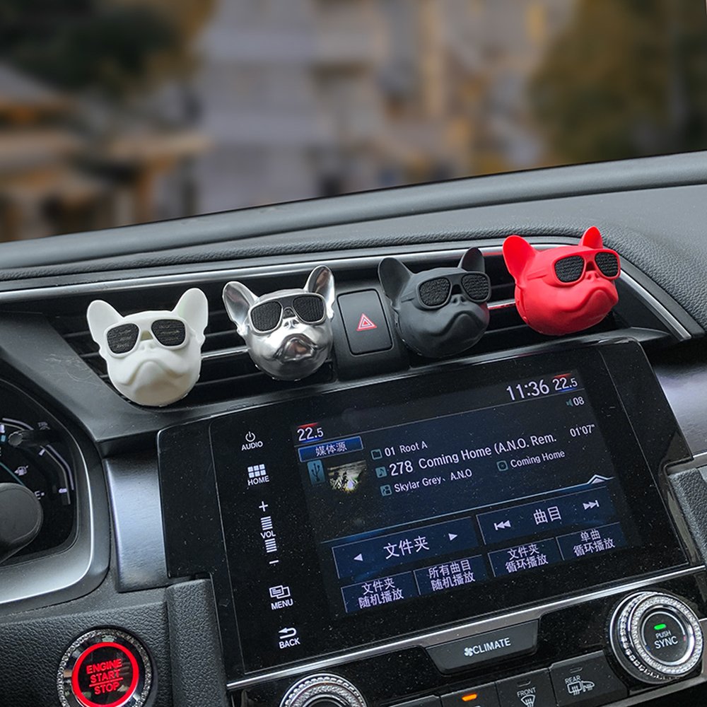 2024Trends Bulldog Long Lasting Air Freshener Car Auto Vents Scent Perfume Gift Box Automatic Car Air Freshener