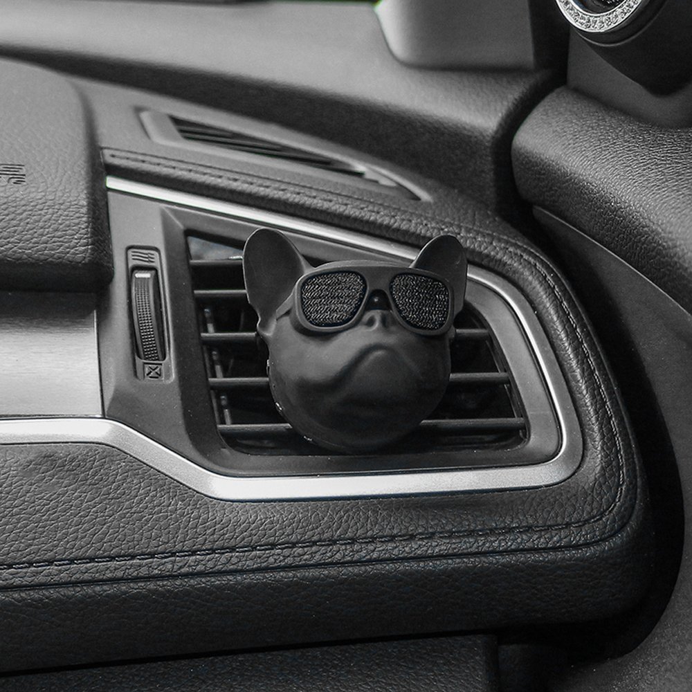2024Trends Bulldog Long Lasting Air Freshener Car Auto Vents Scent Perfume Gift Box Automatic Car Air Freshener