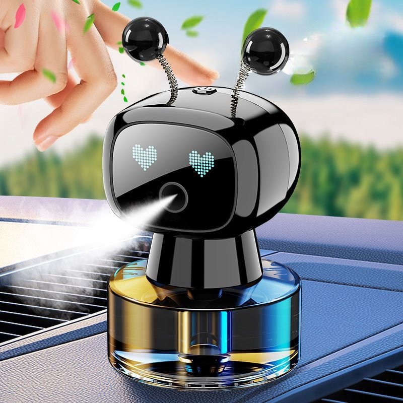 2024 Advanced Intelligent Automatic Spray Car Perfume Aromatherapy Machine Solid Dashboard Placement New Car Fragrance