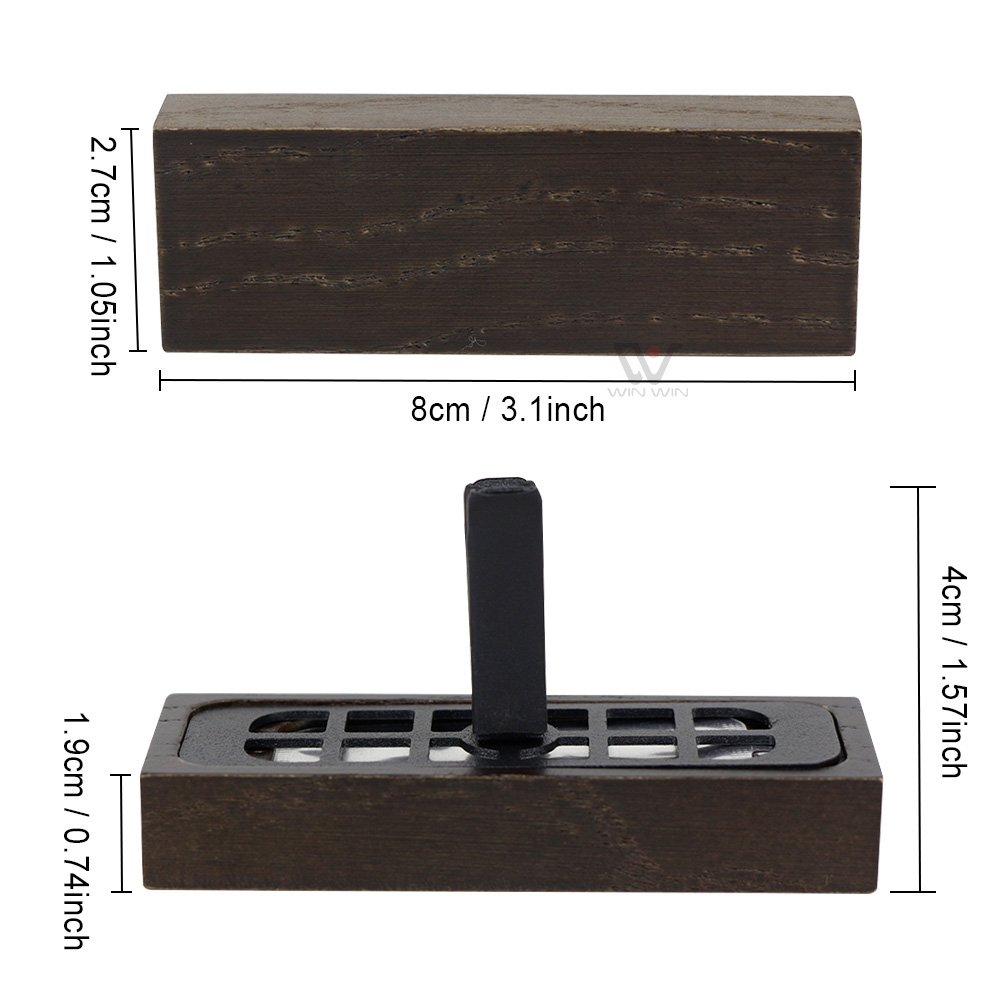 Luxury Wood Perfume Scented Wood Air Freshener Car Vent Air Freshener Diffuser
