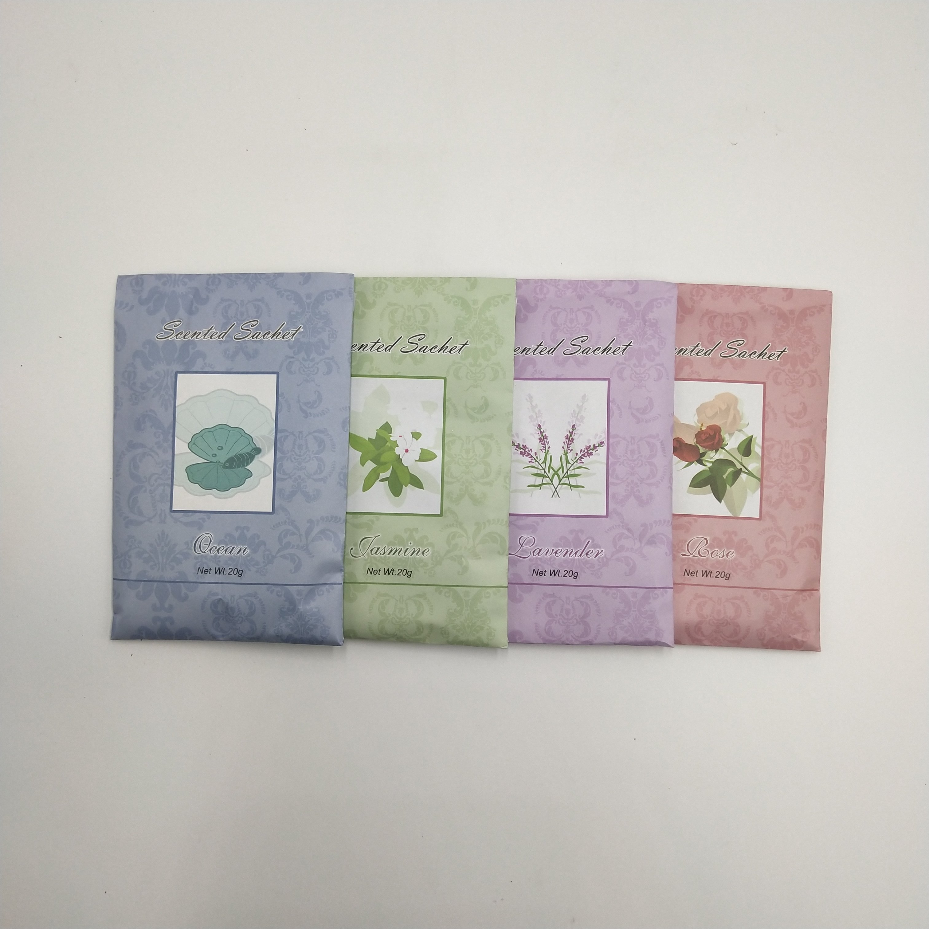 Wholesale air freshener scented fragrance sachet with plastic hook