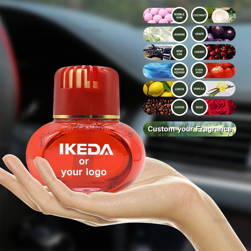 scented perfume leather car scent air freshener mouth nature aromatic fragrant custom air freshener perfume diffuser for car